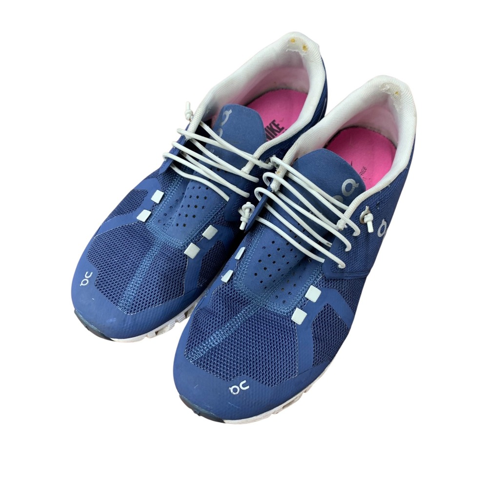 On-Running Women's Cloud Sneakers Denim/White Size 8.5‎ Running